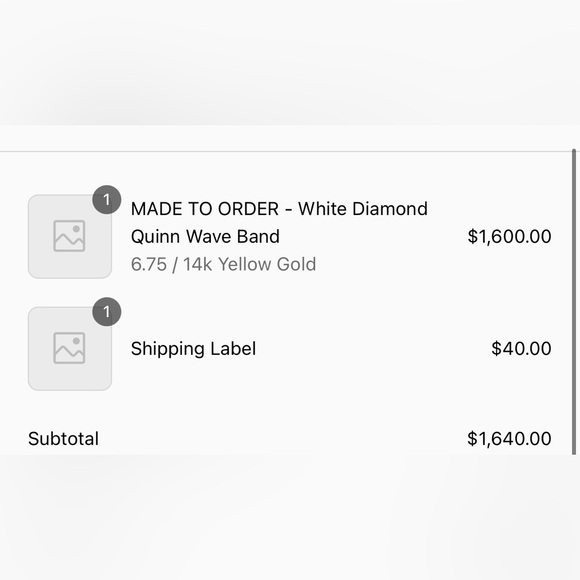 Marrow Fine White Diamond Quinn Wedding Band 14K Yellow Gold, 6.75 - Picture 8 of 8